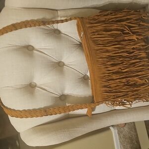 Boho fringe shoulder Bag